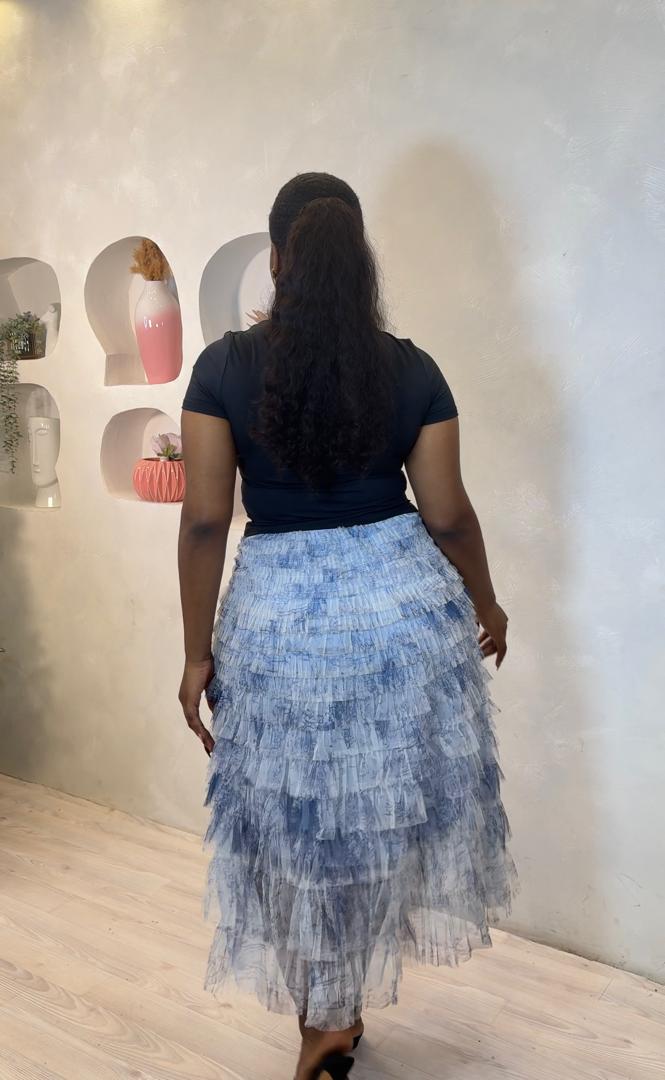 The Dream Layered Midi Skirt