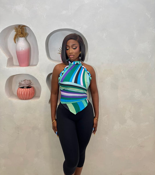 Coastal Chic Wrap Top