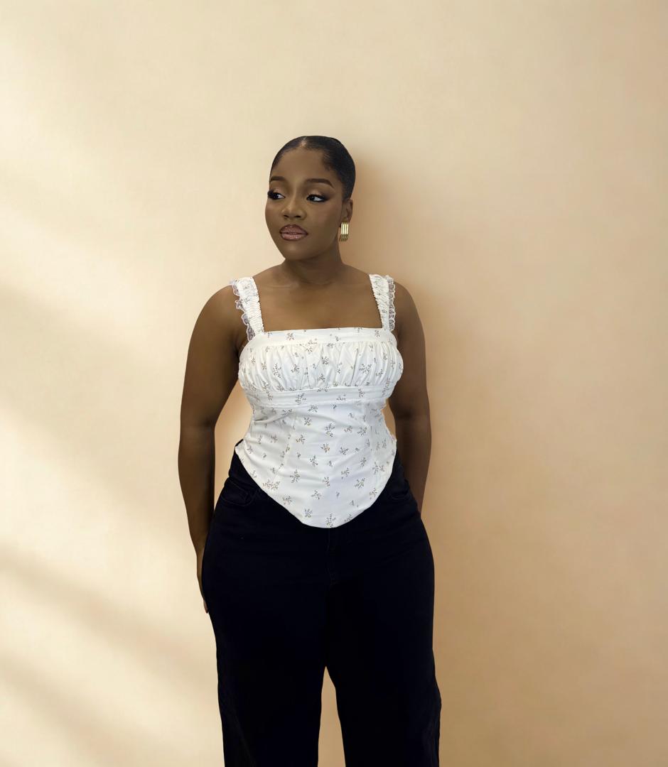 Ivory Charm Corset Top