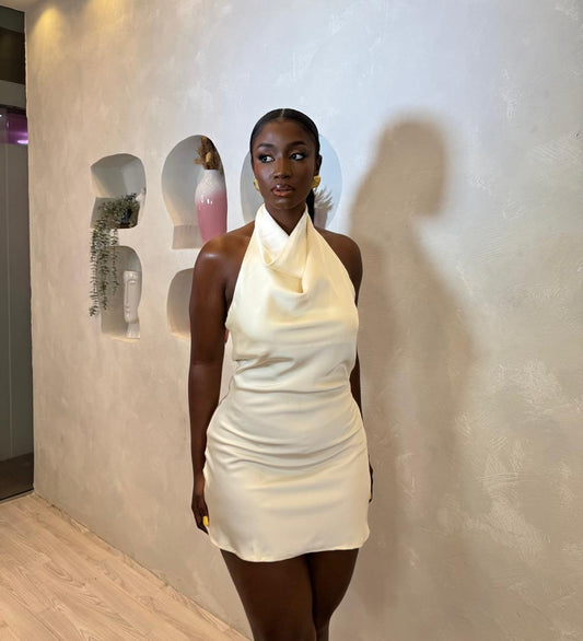 Ivory Whisper Mini Dress