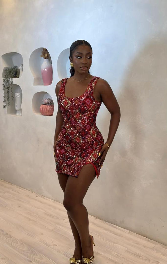 Midnight Magic Sequin Mini Dress
