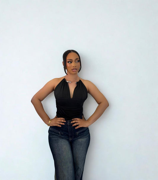 Tenny Necklace Detail Blouse