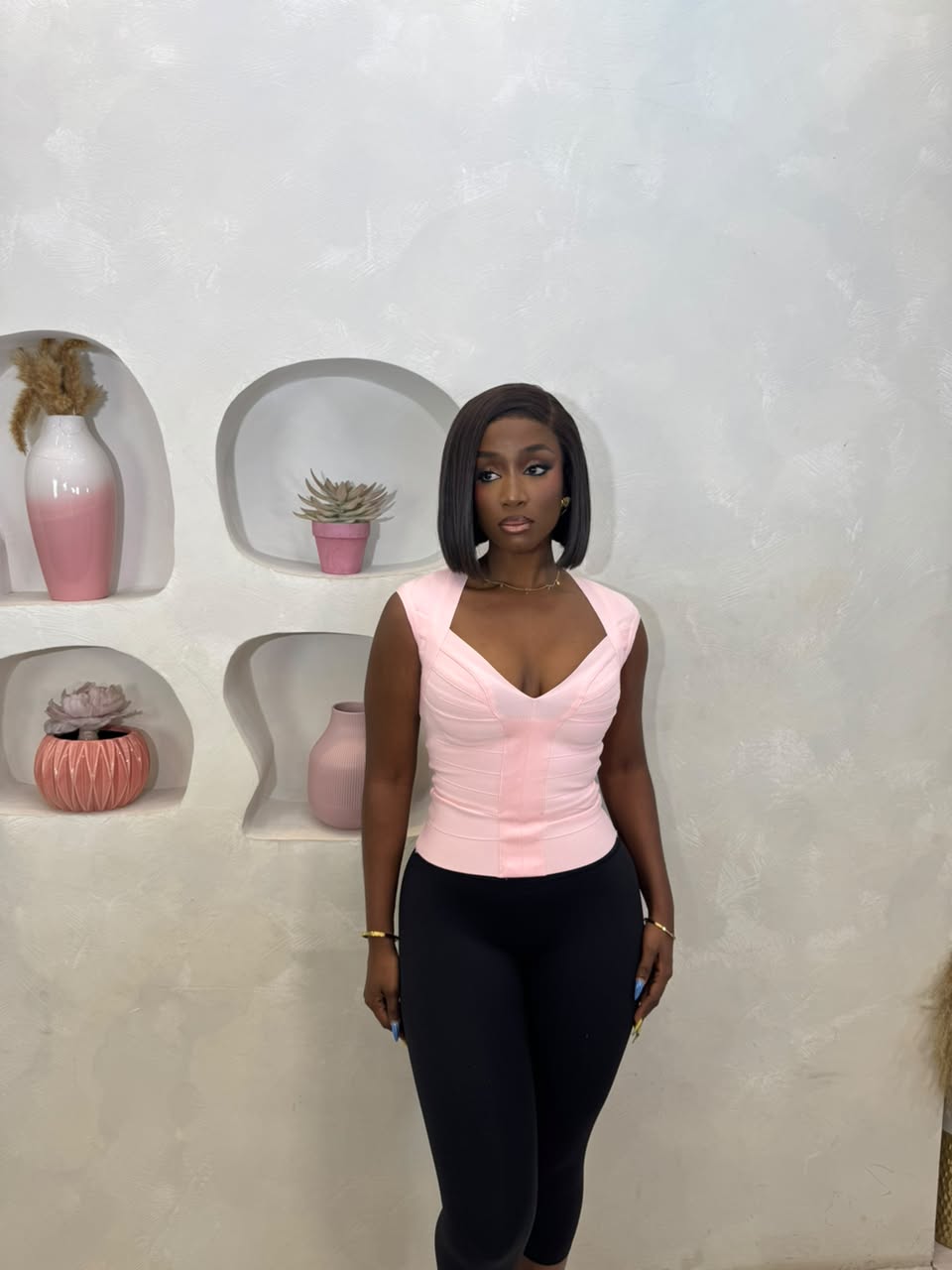 Pink Bandage Top