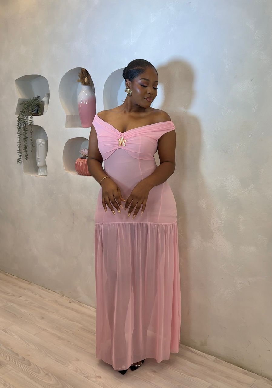 The Empress Off Shoulder Maxi Dress