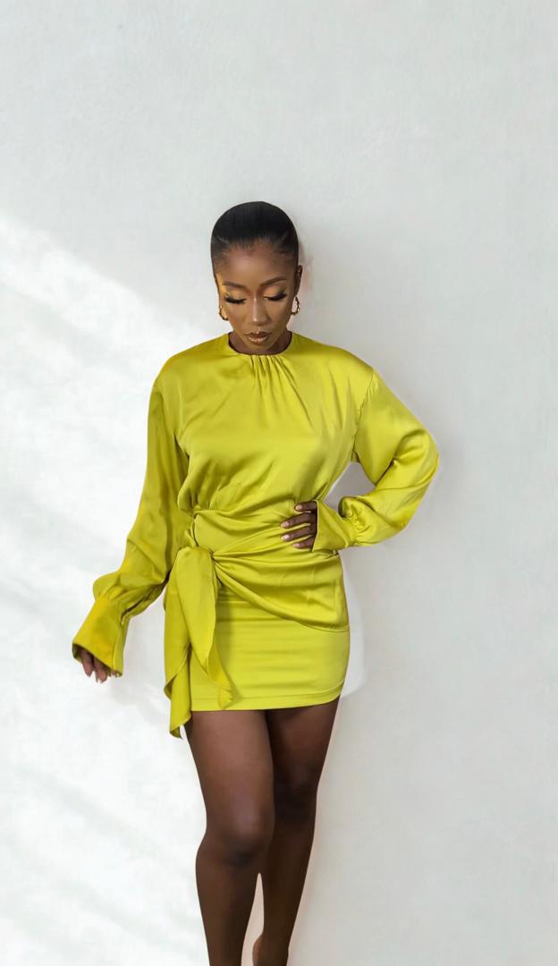 Sophia Tie Up Mini Dress