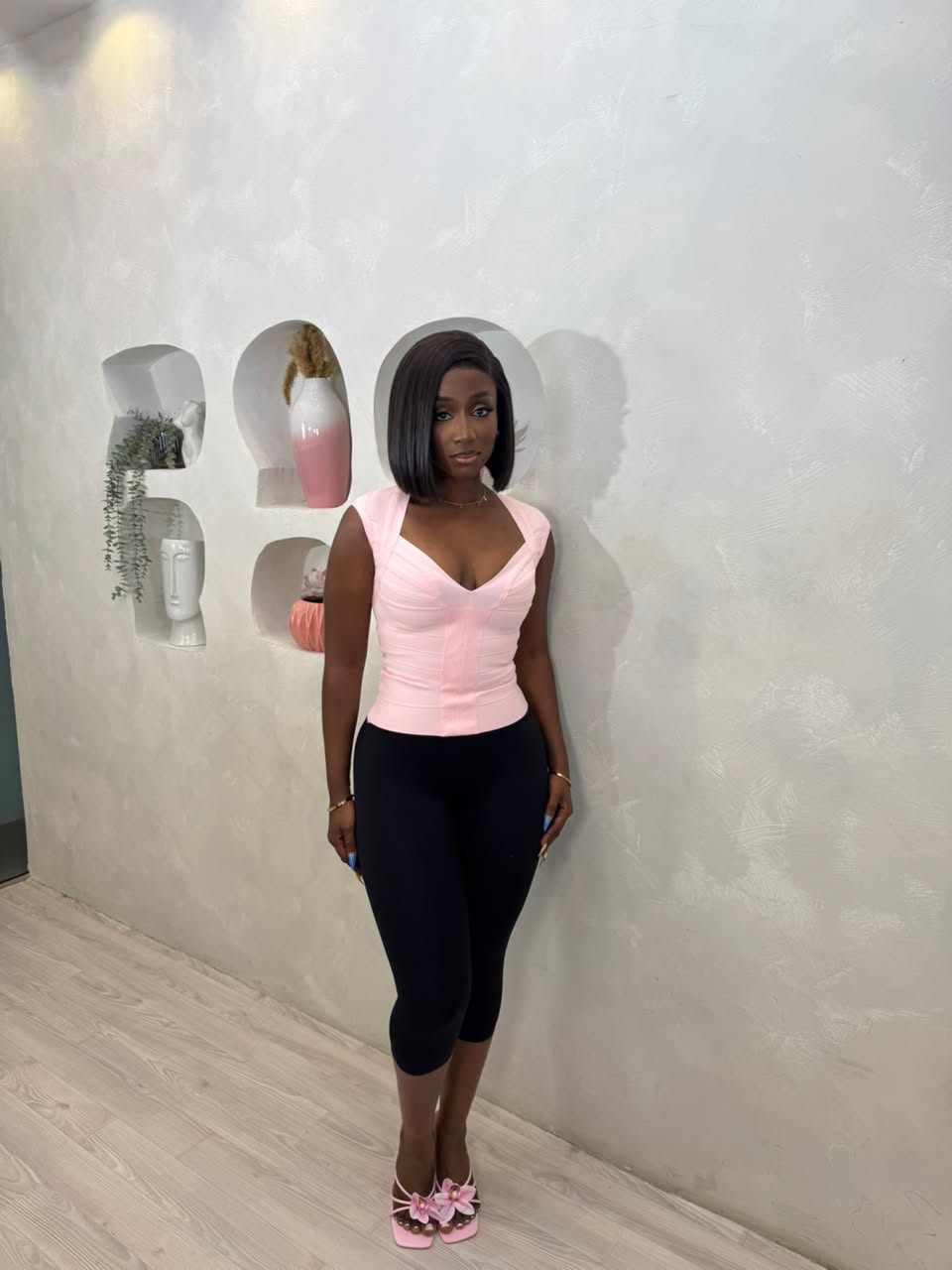 Pink Bandage Top