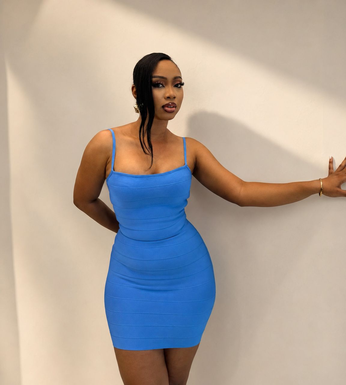 Sky Muse Bandage Mini Dress