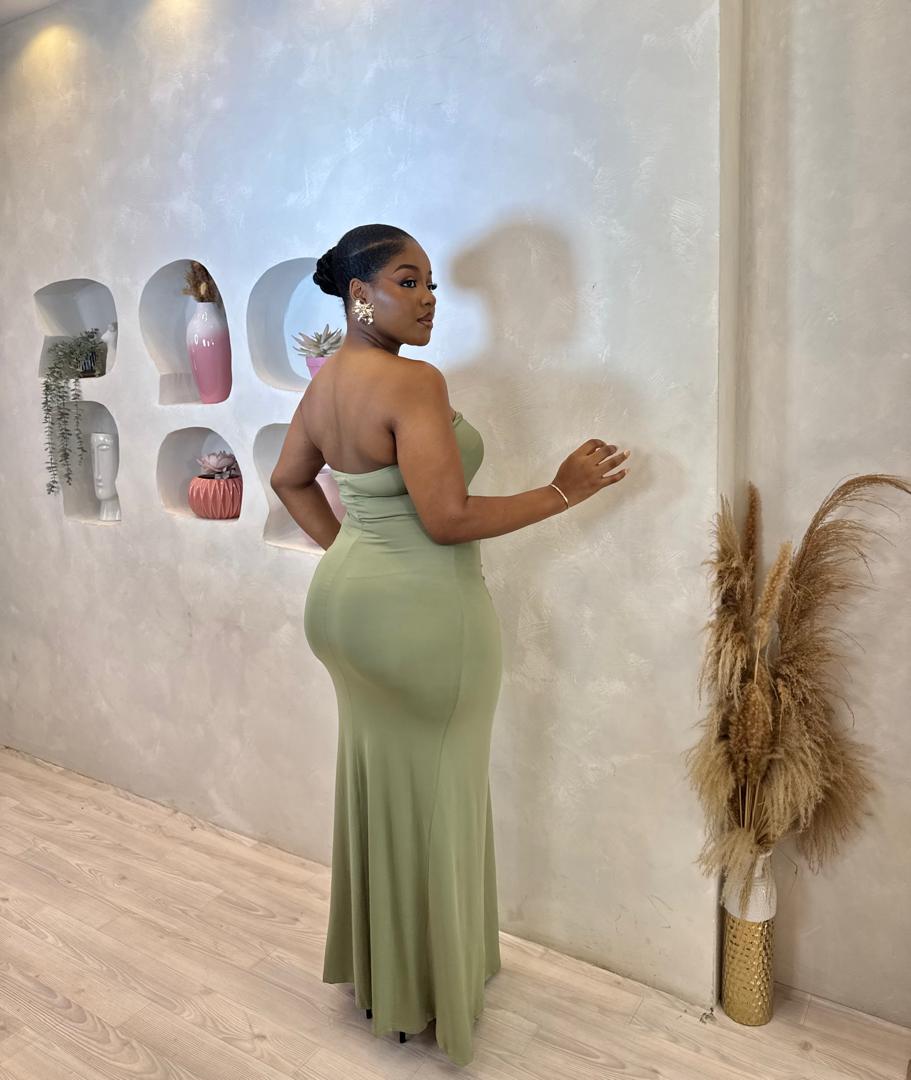 Olive Empress Maxi Dress