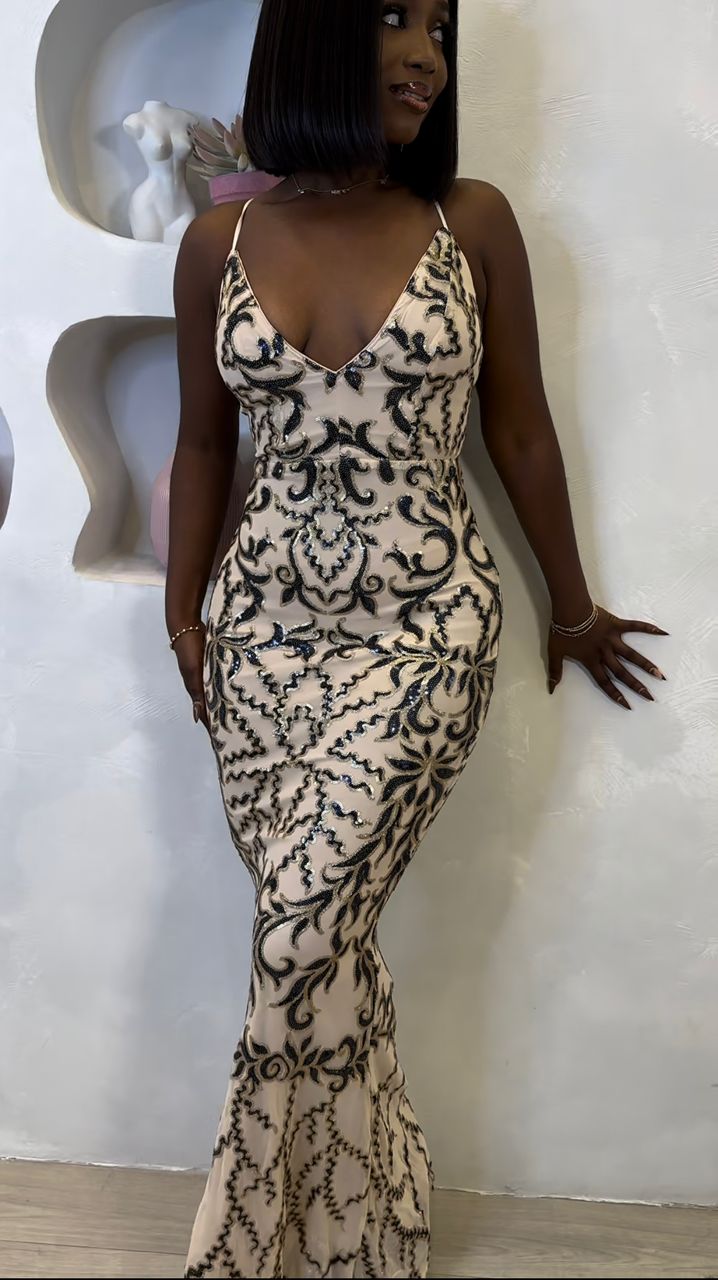 Motif Glitz Maxi Dress