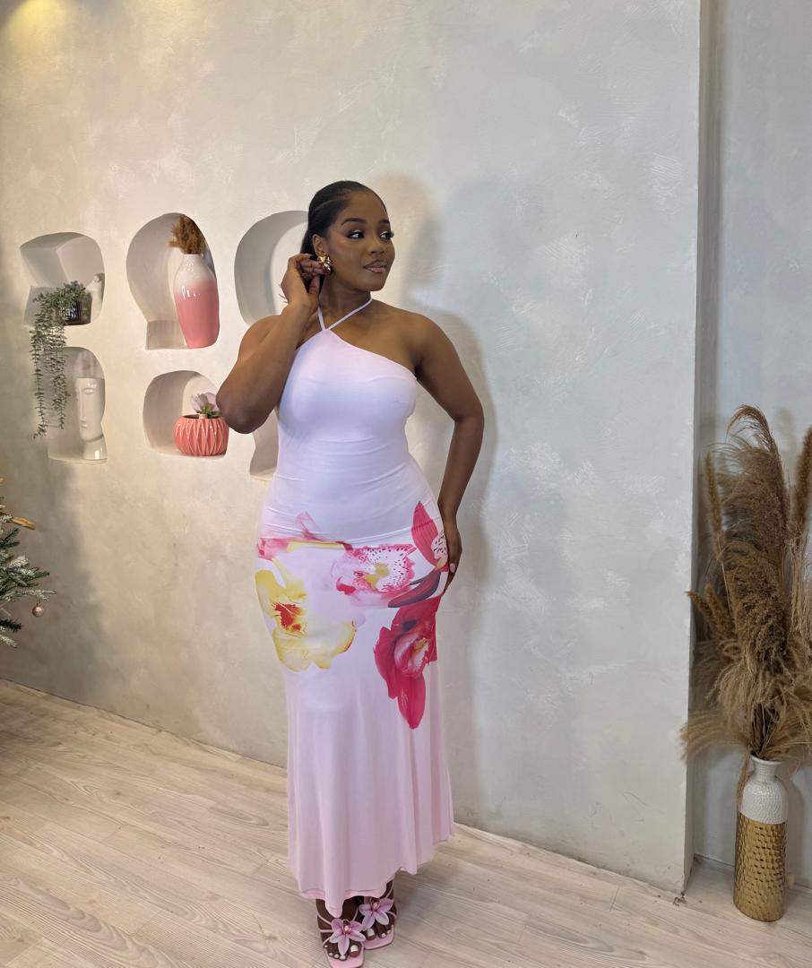 Rose Petals Maxi Dress