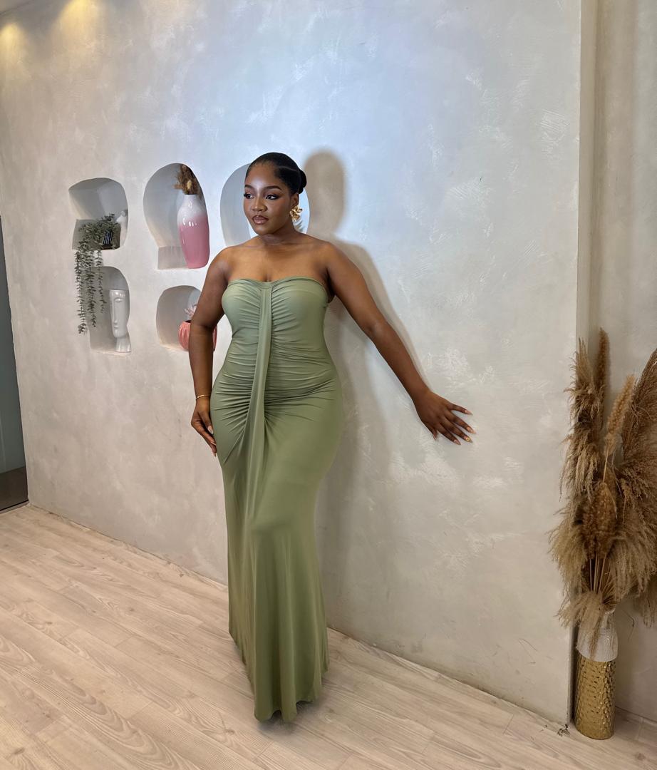 Olive Empress Maxi Dress