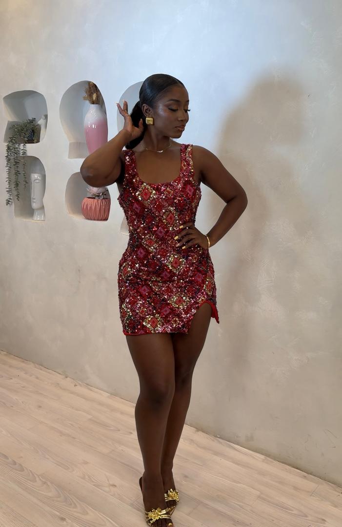 Midnight Magic Sequin Mini Dress