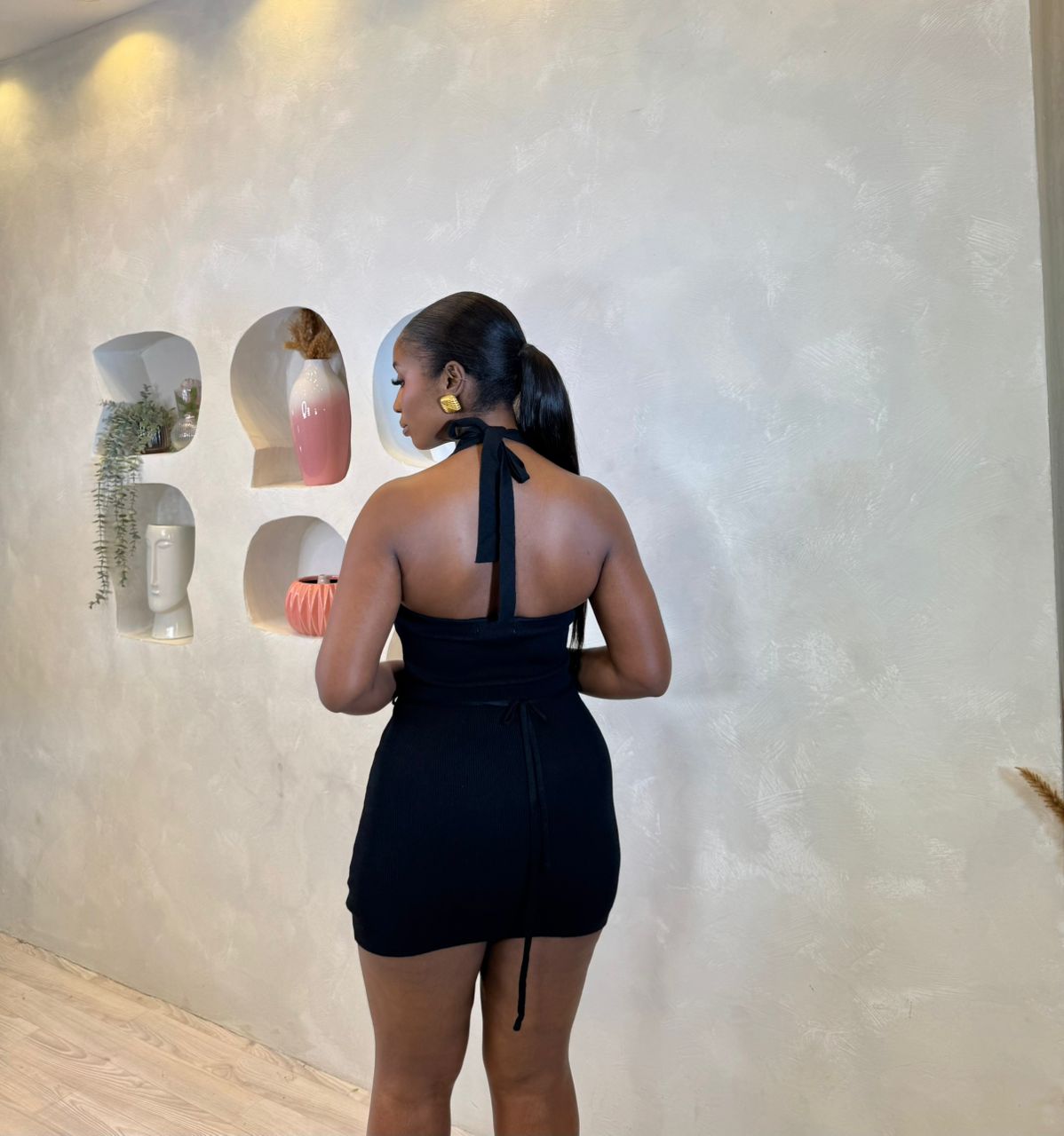 Fiery Halo Mini Dress