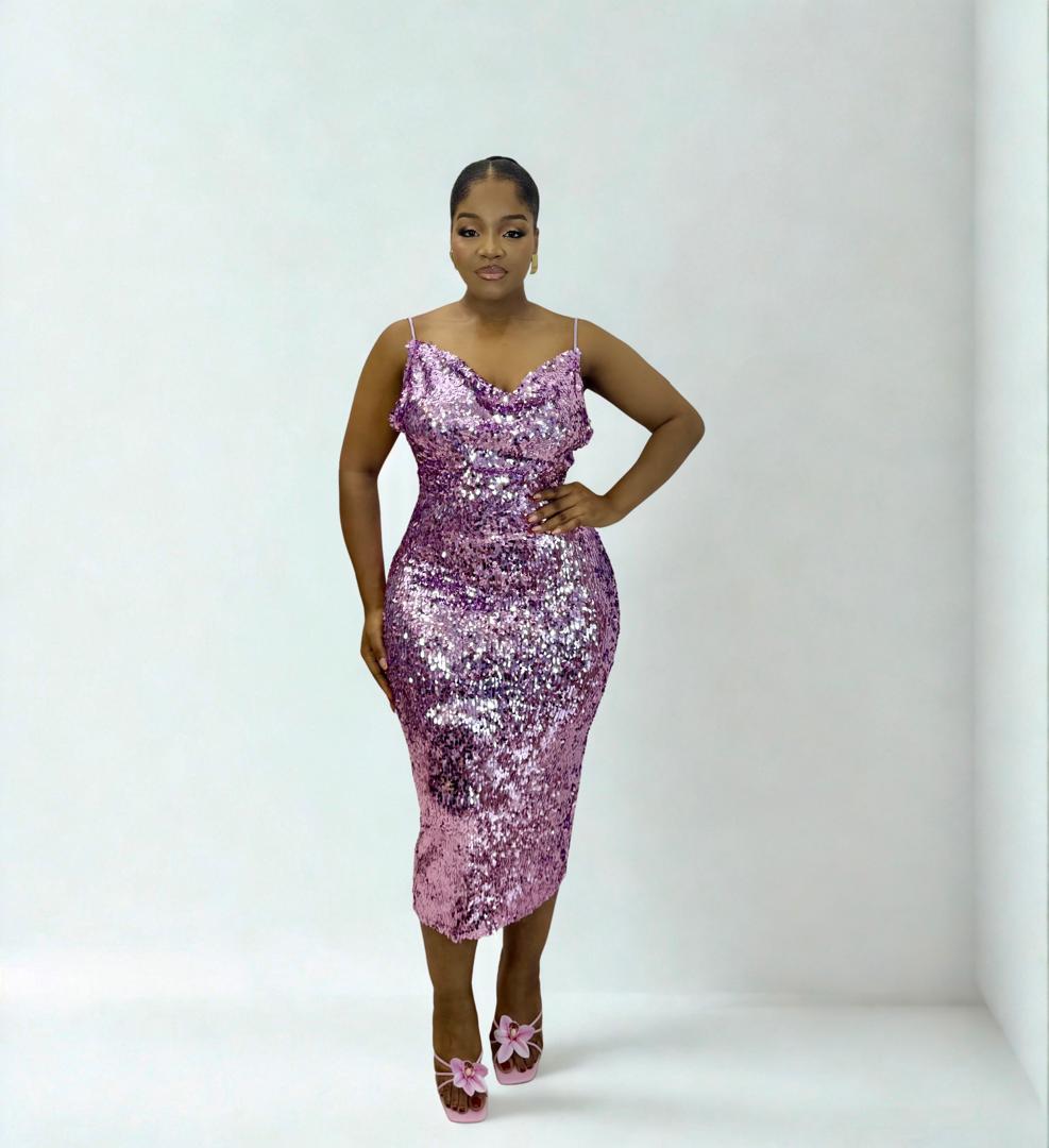 Gaya Sequin Midi Dress