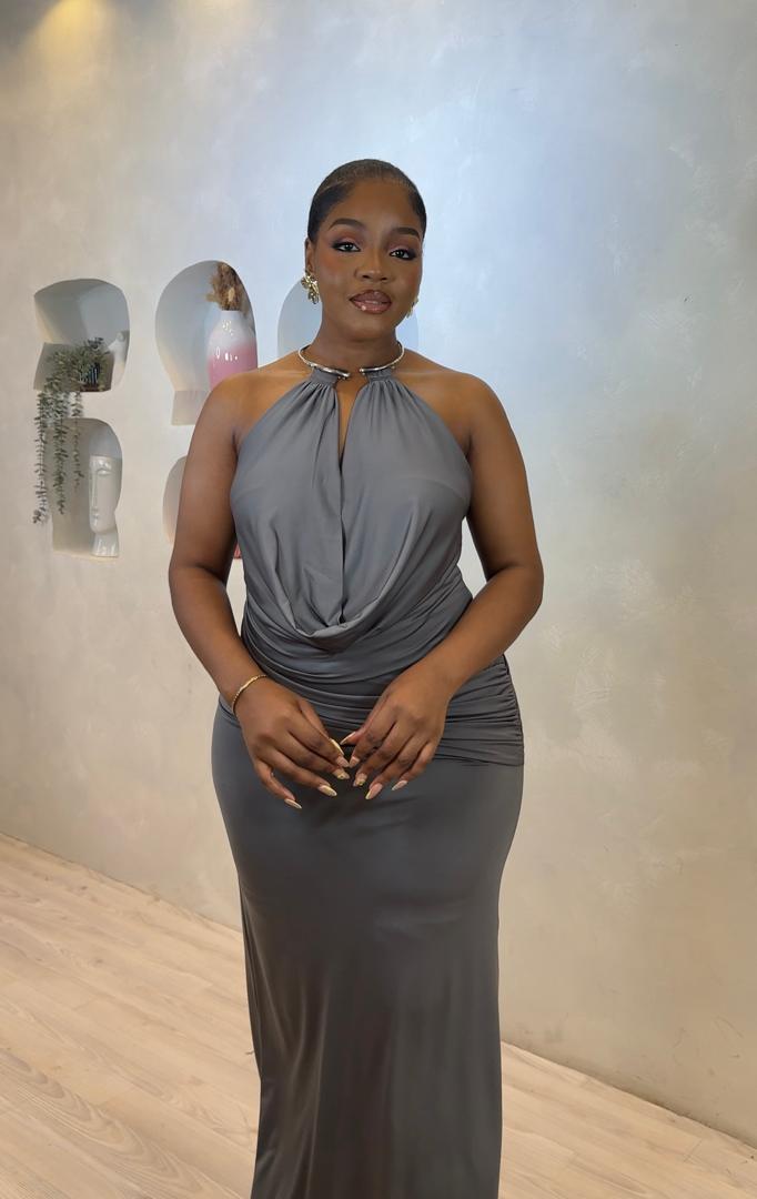 The Dripped In Mercury Maxi Dress