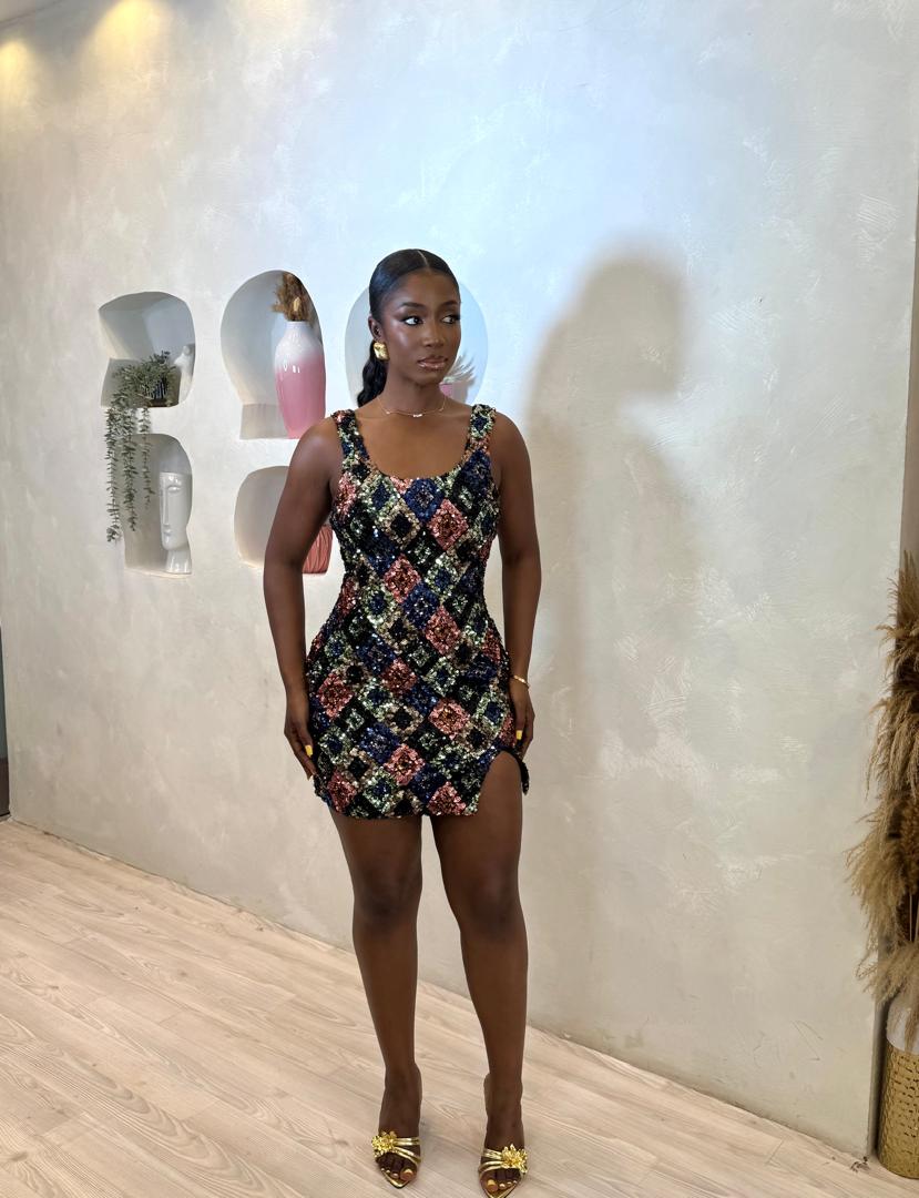 Midnight Magic Sequin Mini Dress