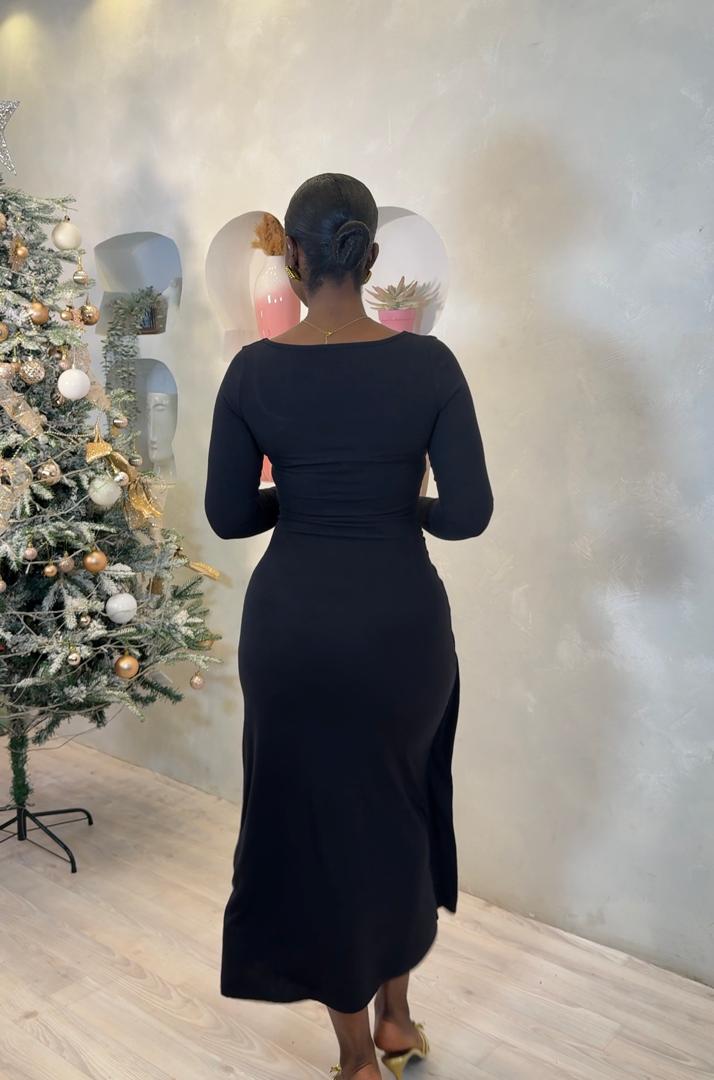 The Soft Twist Midi Dress