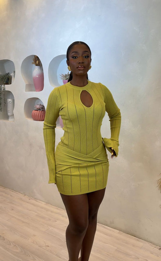 Harvana Keyhole Mini Dress