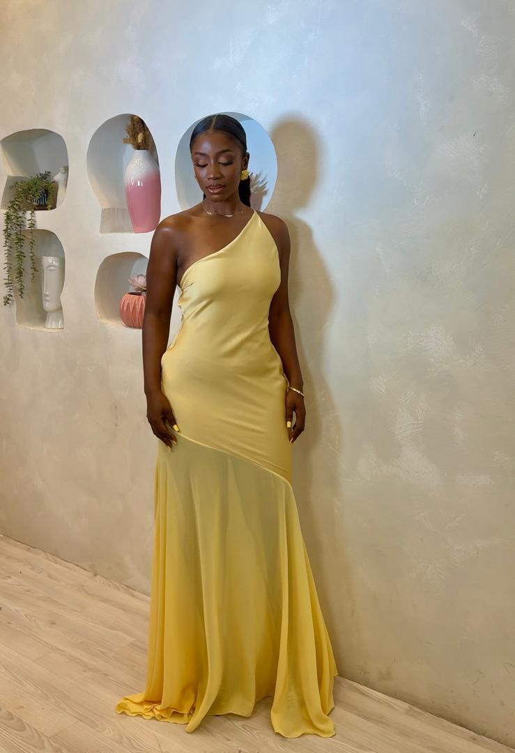 Ethereal One-Shoulder Maxi Dress