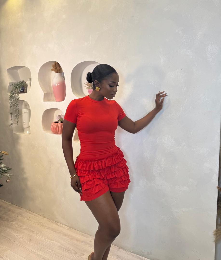 Red Riding Hood Skirt Set