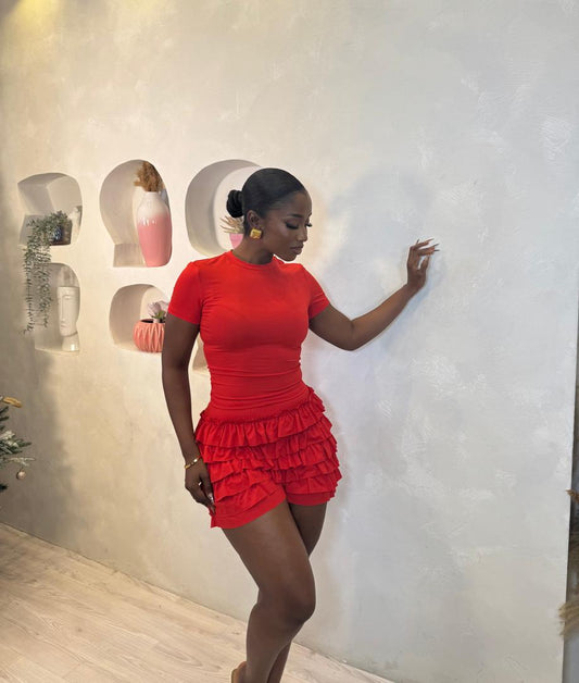 Red Riding Hood Skirt Set