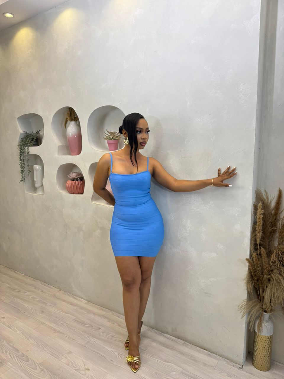 Sky Muse Bandage Mini Dress