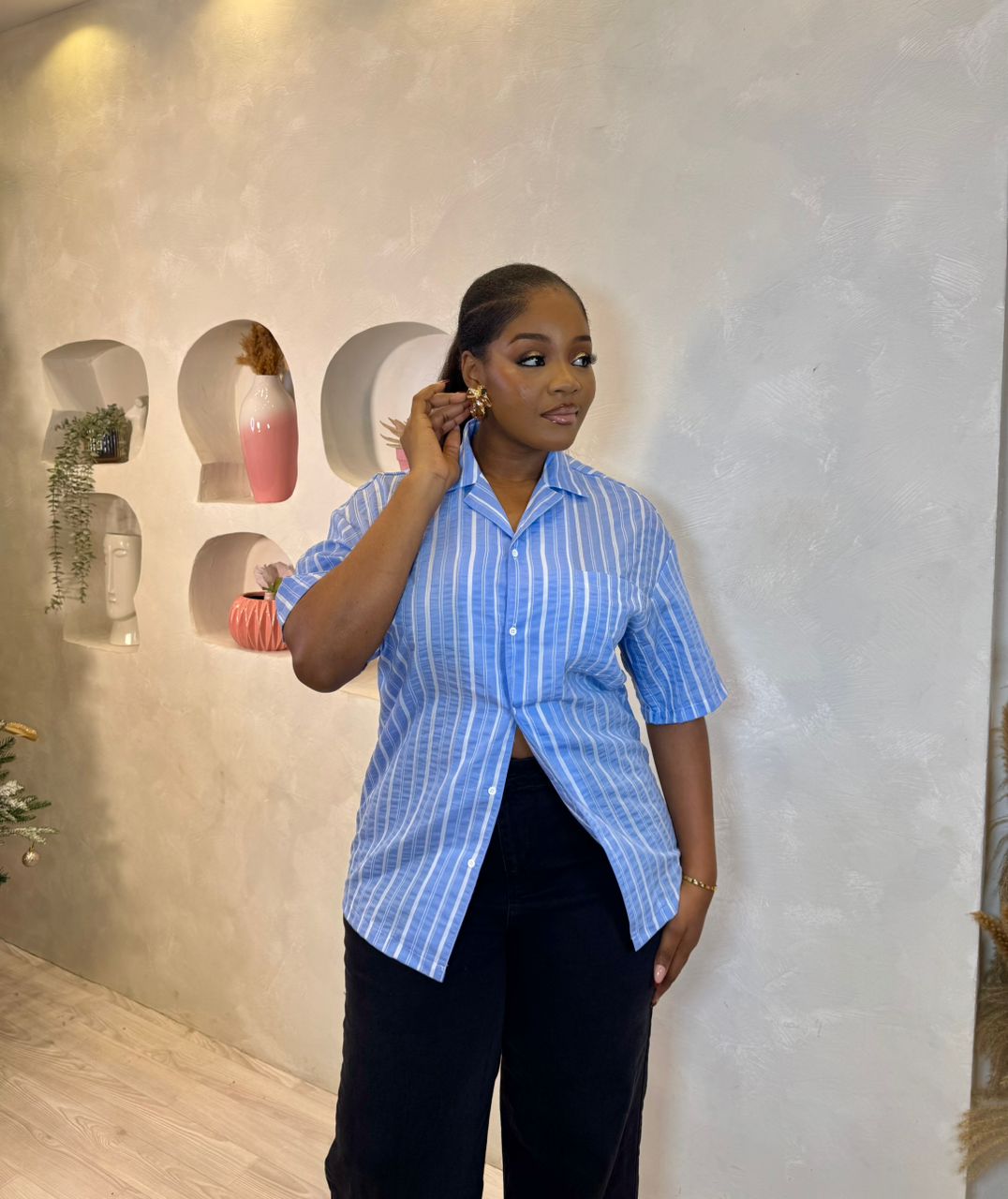 Blueprint Relaxed Striped Shirt